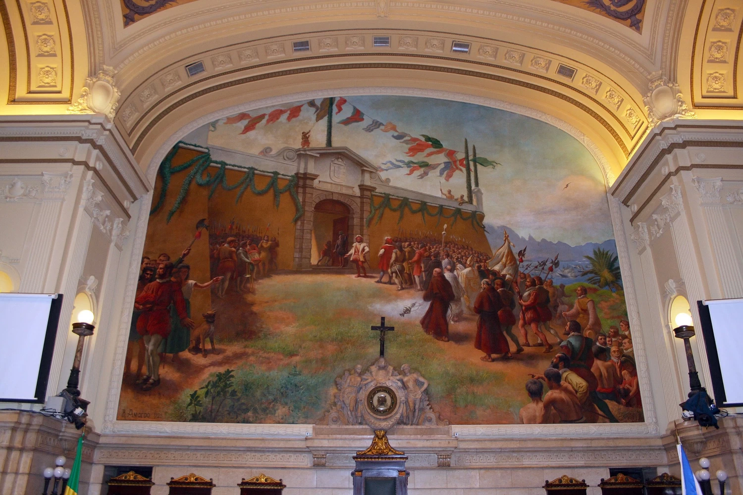 La fondazione della città di Rio de Janeiro - Palazzo Pedro Ernesto